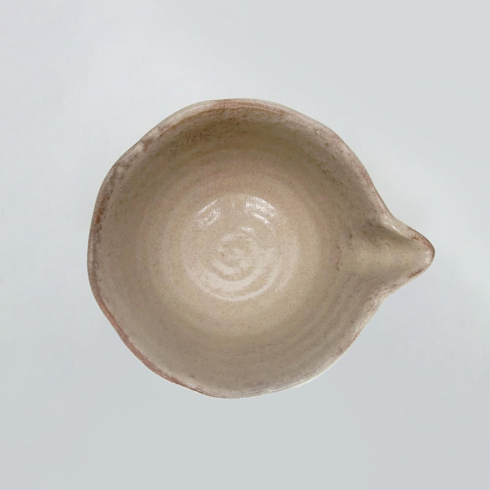 Amazon｜美濃焼 抹茶碗 窯変釉薬 志野 片口 抹茶茶碗 約360ml 電子